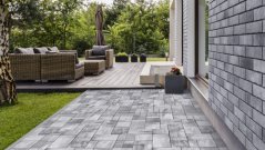 Rettango kombi, sivo-grafitová melírovaná