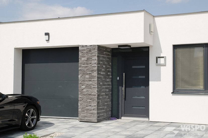 Lámaný kameň tmavošedý