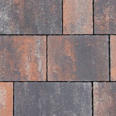 Nova 7, hrdzavo-čierna melírovaná