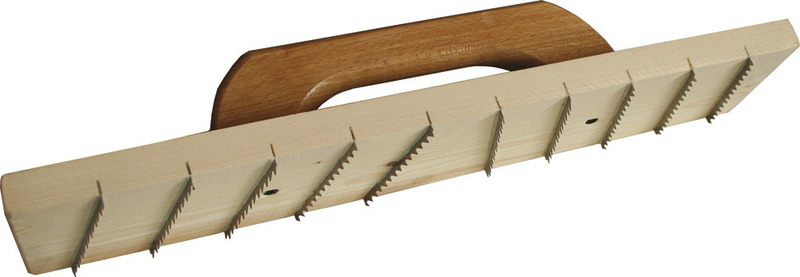 Škrabák na pórobetón drevený, 460x100mm, 10 pílových listov