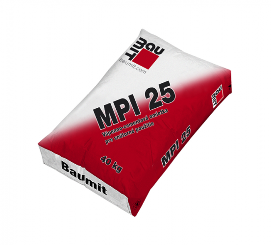 MPI 25 Vápennocementová strojová omietka