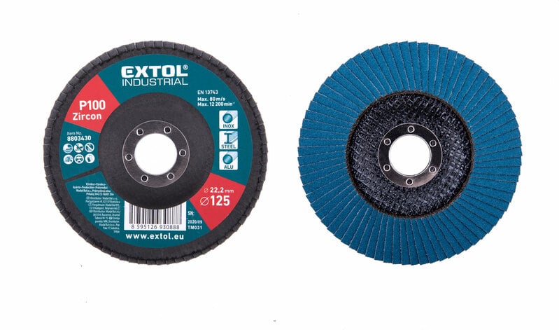 Kotuc lamel sikmy zirkon-korund 125mm P100