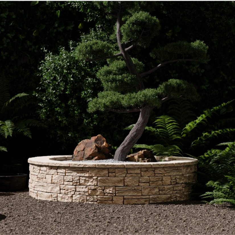 Bradstone studňa v troch farbách