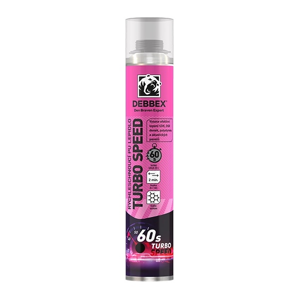 PU pena Turbo speed 60 sek.750ml pištolová