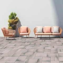 UMBRIANO KOMBI 6 CM púdrovo SIVÁ