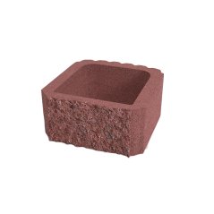 Svahová tvarovka štípaná červená