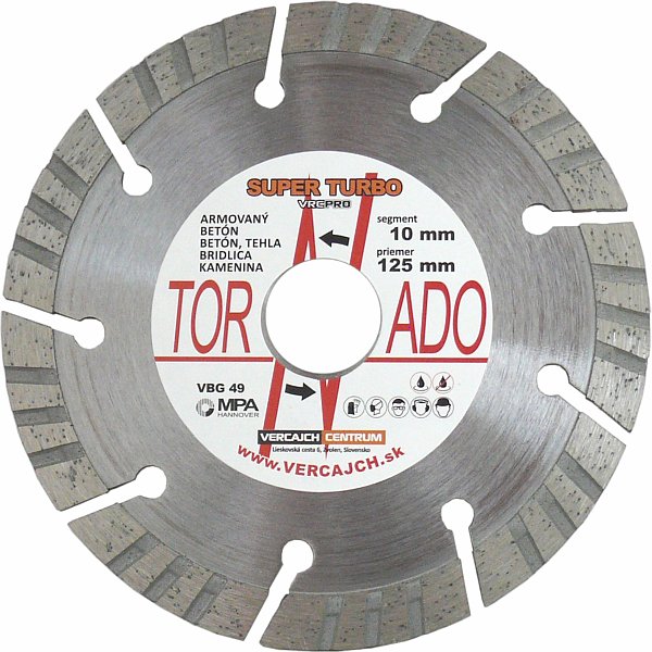 Diamantový rezný kotúč Super Turbo 125x22/10mm