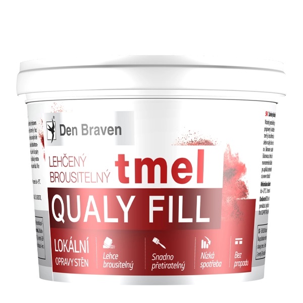 Ľahčený brúsiteľný tmel QUALY FILL 250 ml