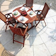 Bradstone Old Town kruhy, slonovinová melírovaná