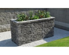 Bradstone Milldale kvetináč, sivá melírovaná