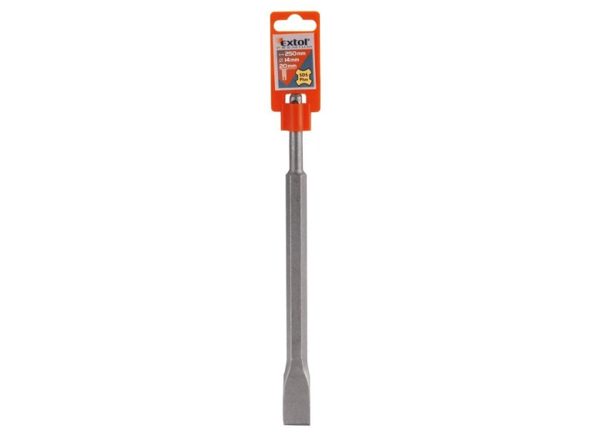 Sekáč plochý SDS-plus, 250mm, šírka 20mm