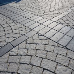 ARTE staromestská dlažba, antracit melírovaná