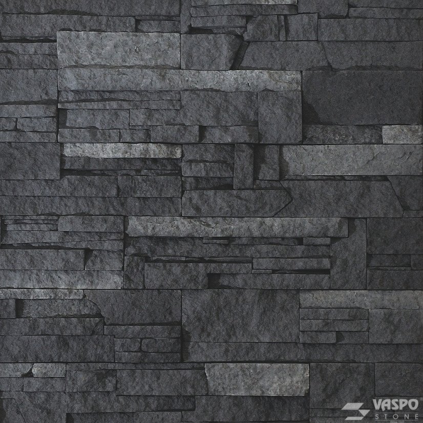 Lámaný kameň tmavošedý