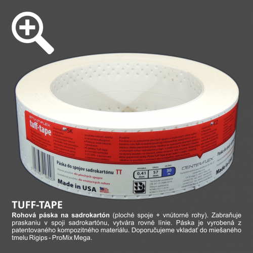TUFF-TAPE rohová páska na SDK 57mmx30m