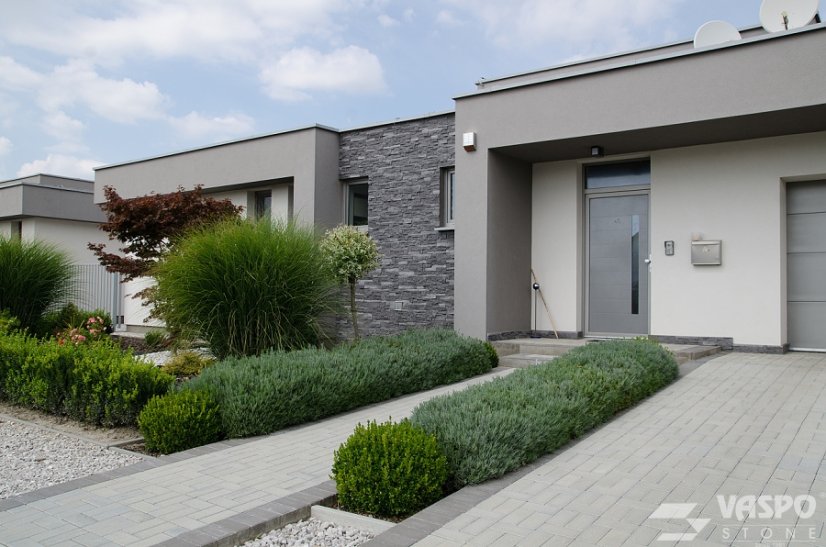 Lámaný kameň tmavošedý