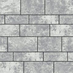 Citysky kombi 8cm, popolavo-platinová melírovaná