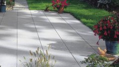 Záhradná platňa, sivá