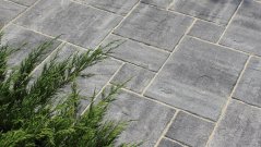 Suprema, sivo-čierna melírovaná