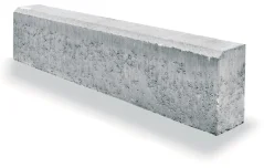 Obrubník rovný 100 x 20 x 10 cm sivá