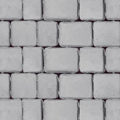 BRADSTONE COBBLE Základný balík 1m2 popolavo sivá