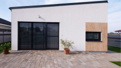 Rettango kombi, sivo-hnedo-grafitová melírovaná