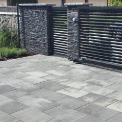 Senso Grande, sivo-čierna melírovaná