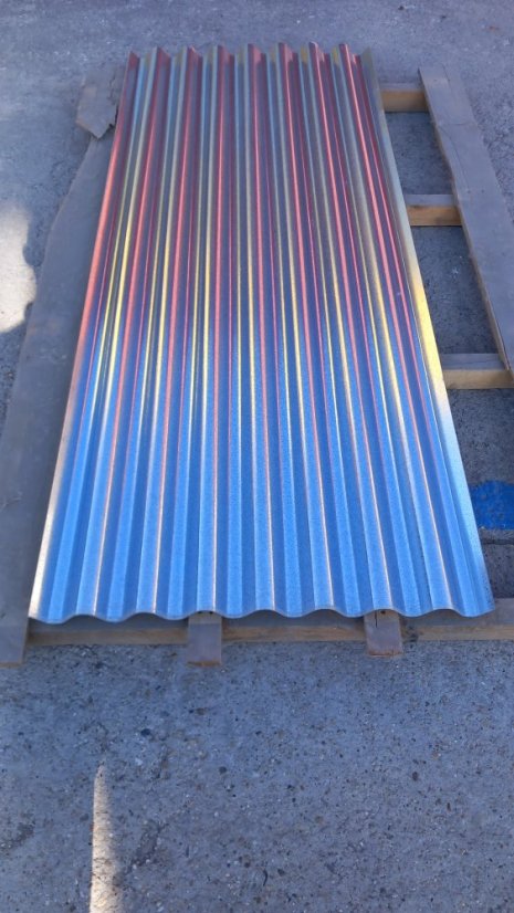 Plech vlnitý 0,8x2m